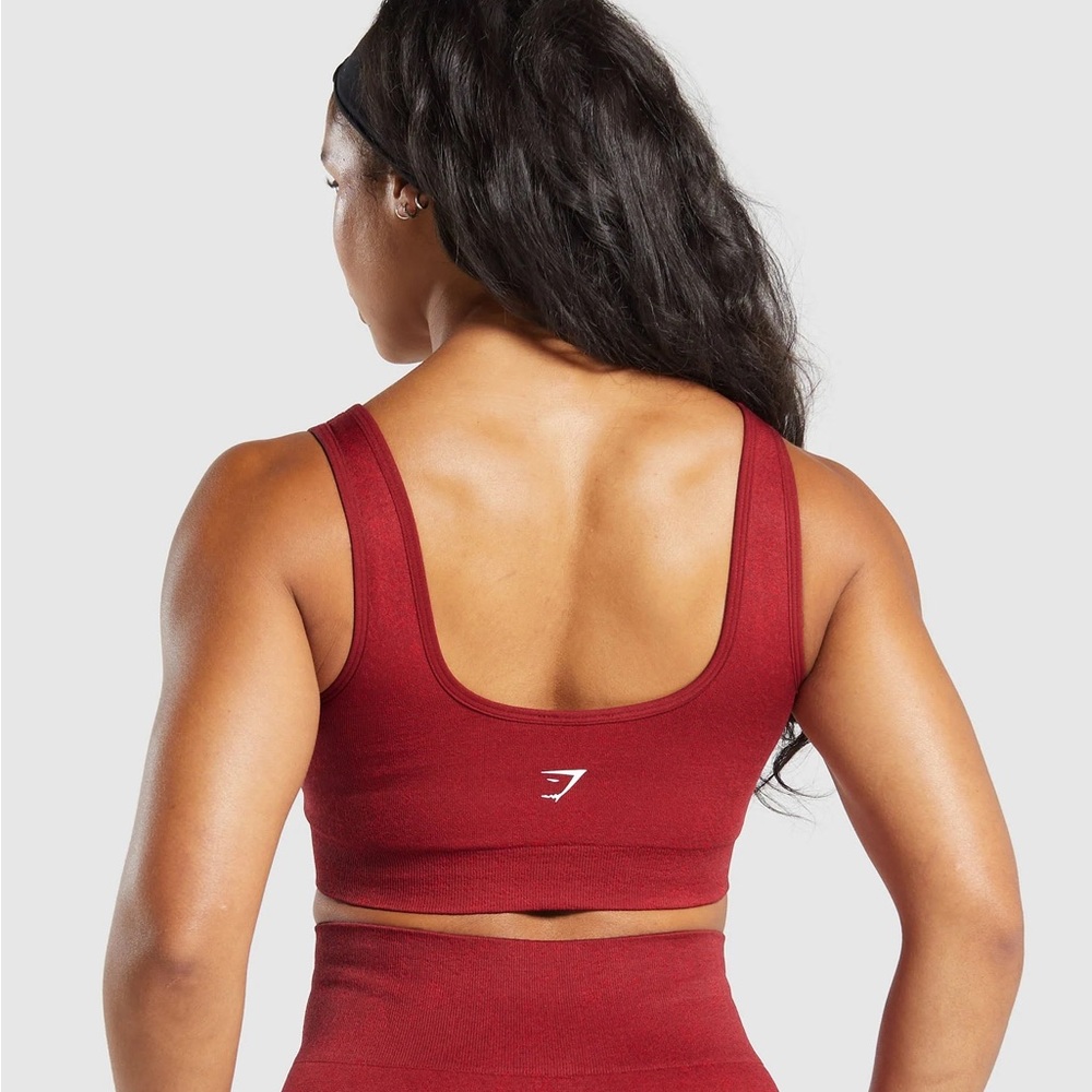 Gymshark Adapt Fleck Red Sports Bra NWOT